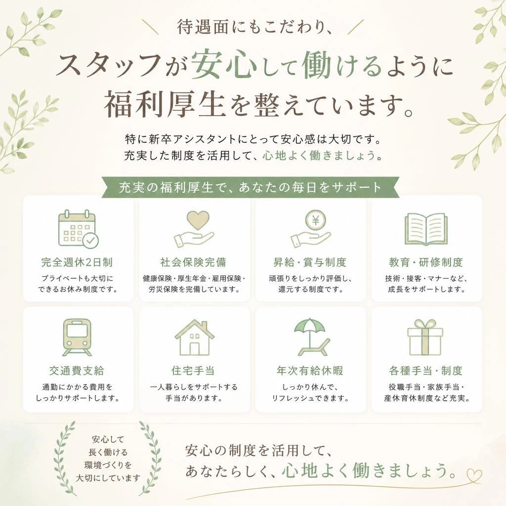 充実した福利厚生