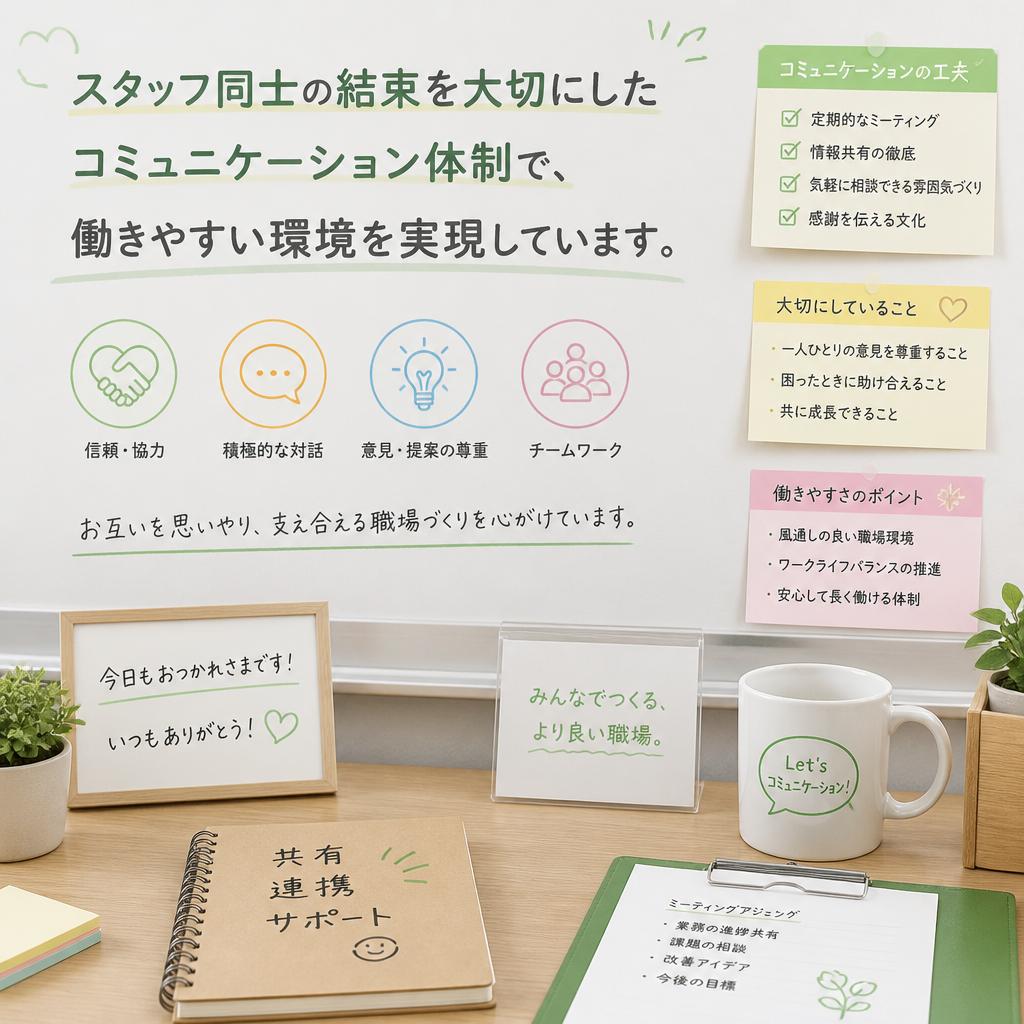 人間関係・チームワークの重要性
